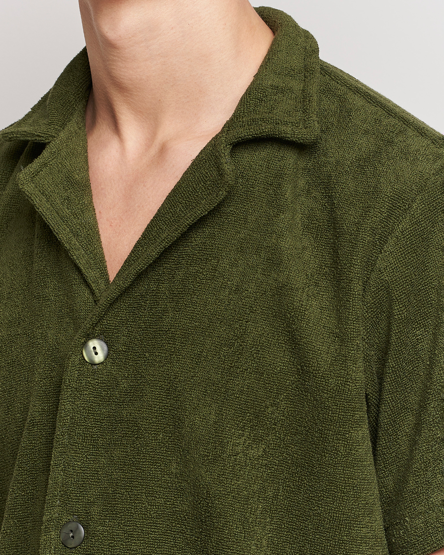 Mies | Kauluspaidat | OAS | Terry Cuba Short Sleeve Shirt Army