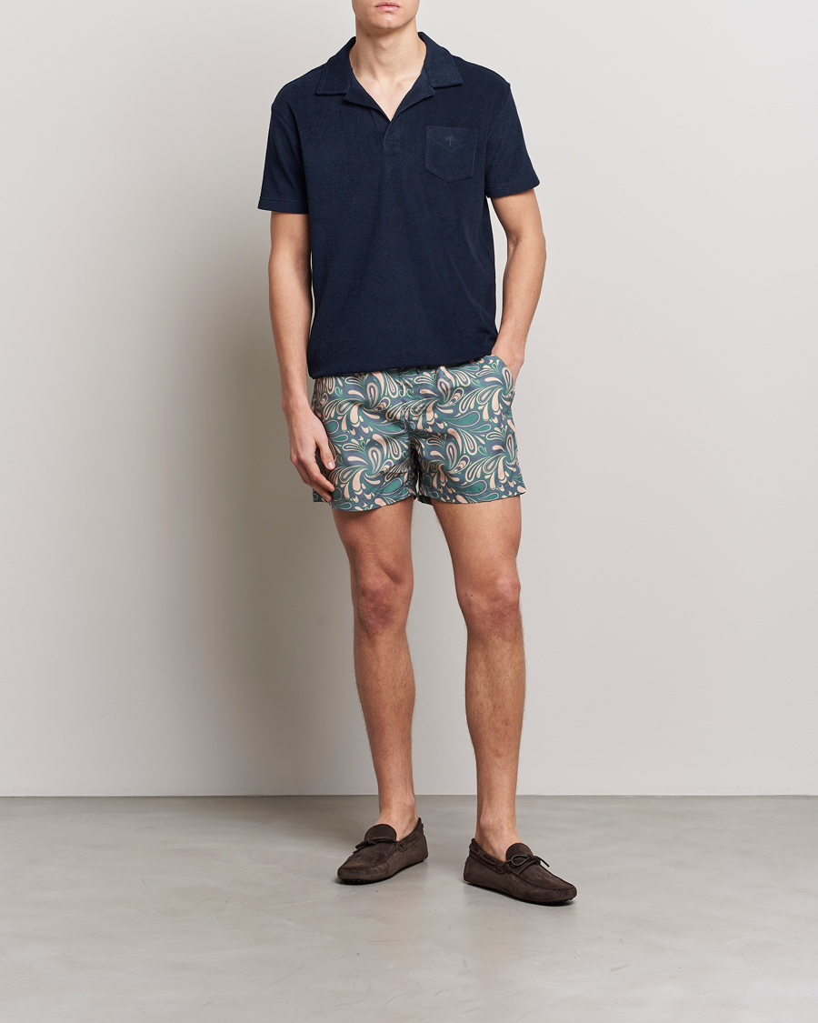 Mies | Pikeet | OAS | Short Sleeve Terry Polo Navy