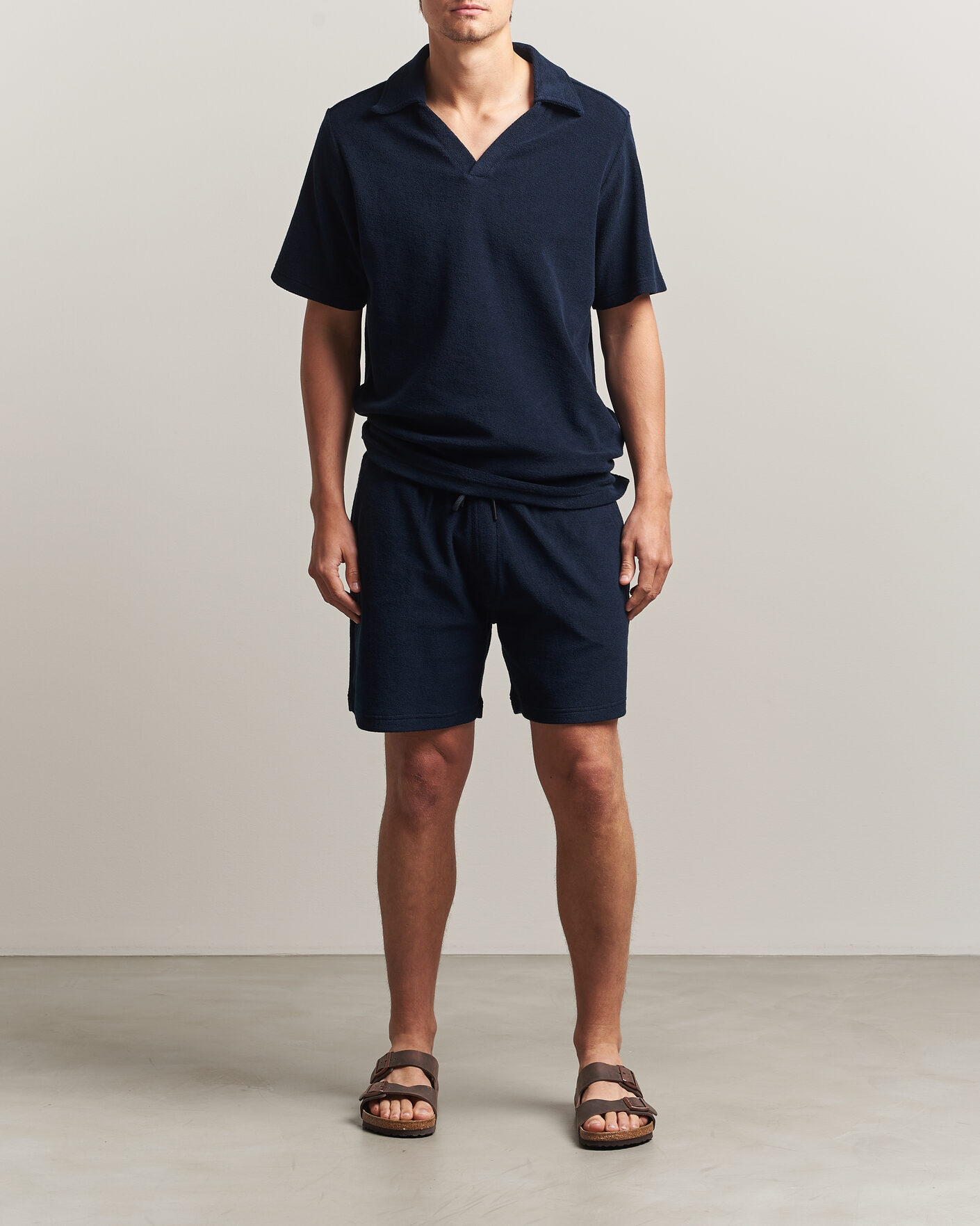 Mies | Shortsit | OAS | Terry Shorts Navy