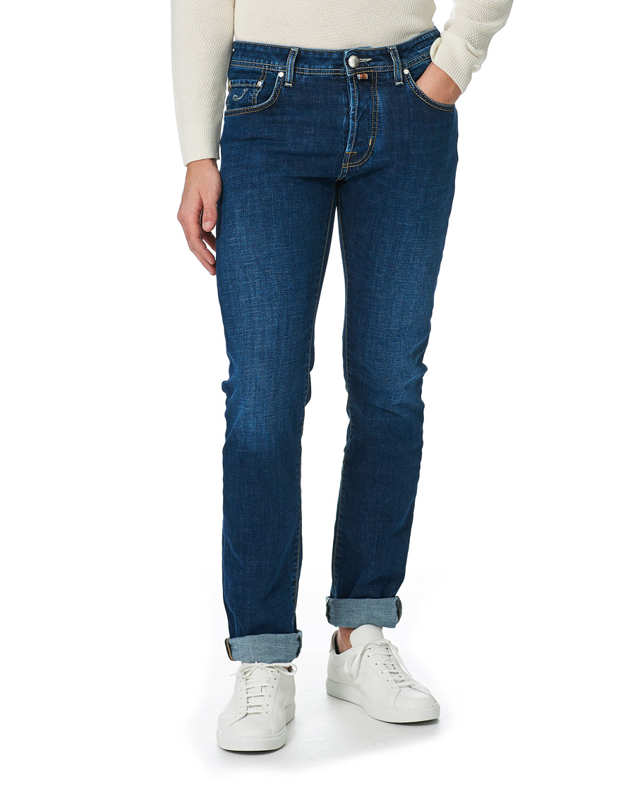 Mies | Farkut | Jacob Cohën | 688 Slim Fit Jeans Mid Blue