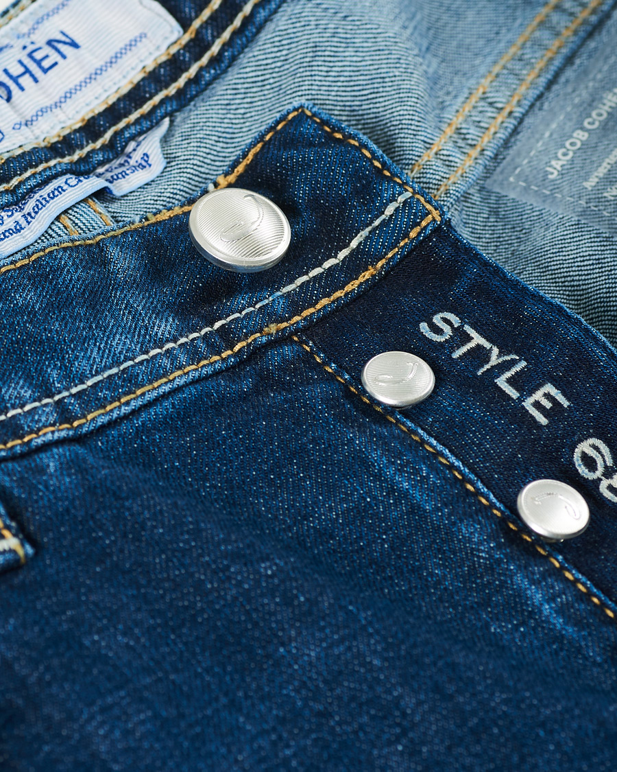 Mies | Farkut | Jacob Cohën | 688 Slim Fit Jeans Mid Blue