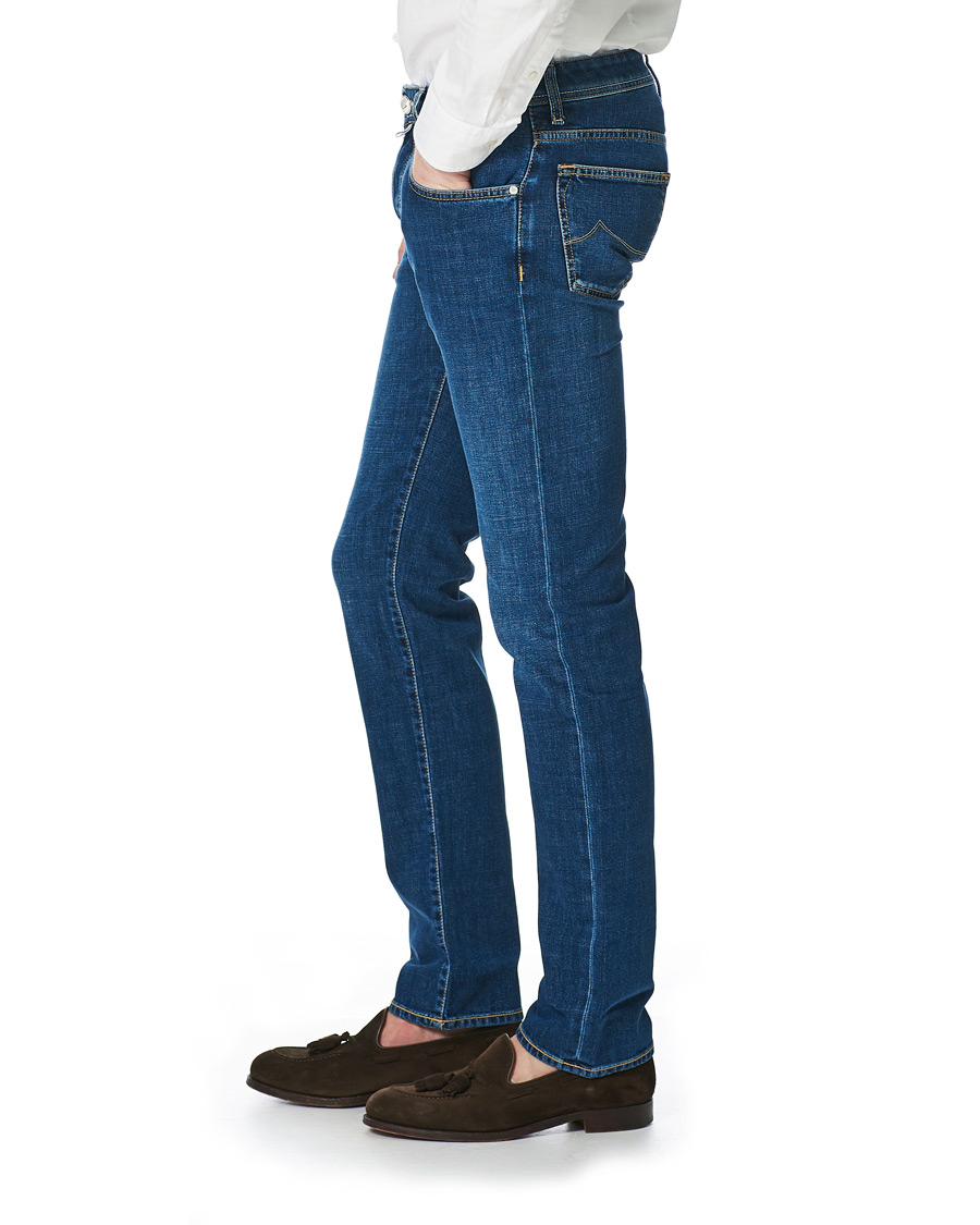 Mies | Farkut | Jacob Cohën | 622 Slim Fit Jeans Mid Blue