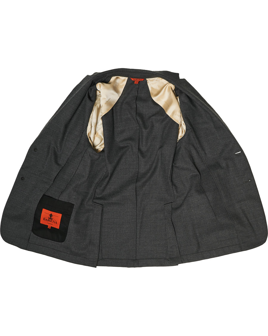 Mies | Pikkutakit | Barena | Borgo Unconstructed Flannel Blazer Grey Melange