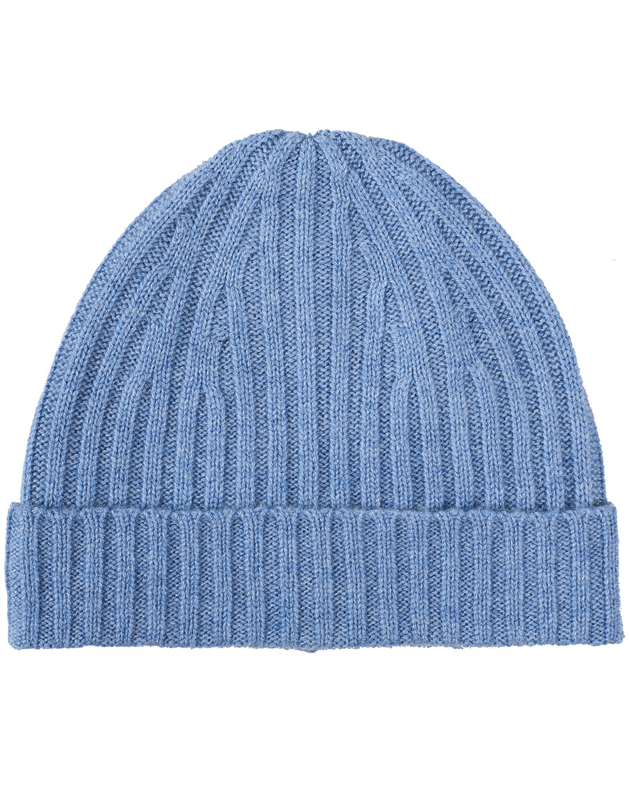 Mies | Stenströms Ribbed Cashmere Hat Light Blue | Stenströms | Ribbed Cashmere Hat Light Blue