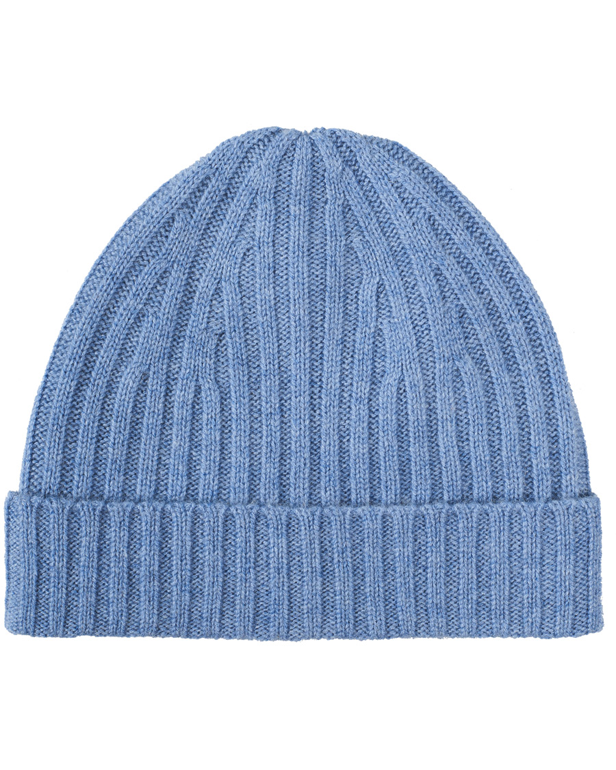 Mies | Stenströms Ribbed Cashmere Hat Light Blue | Stenströms | Ribbed Cashmere Hat Light Blue