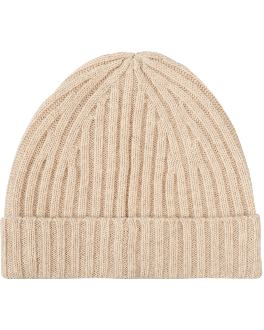 Mies | Stenströms Ribbed Cashmere Hat Beige | Stenströms | Ribbed Cashmere Hat Beige