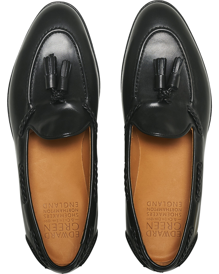 Mies | Edward Green Belgravia Tassel Loafer Black Calf | Edward Green | Belgravia Tassel Loafer Black Calf