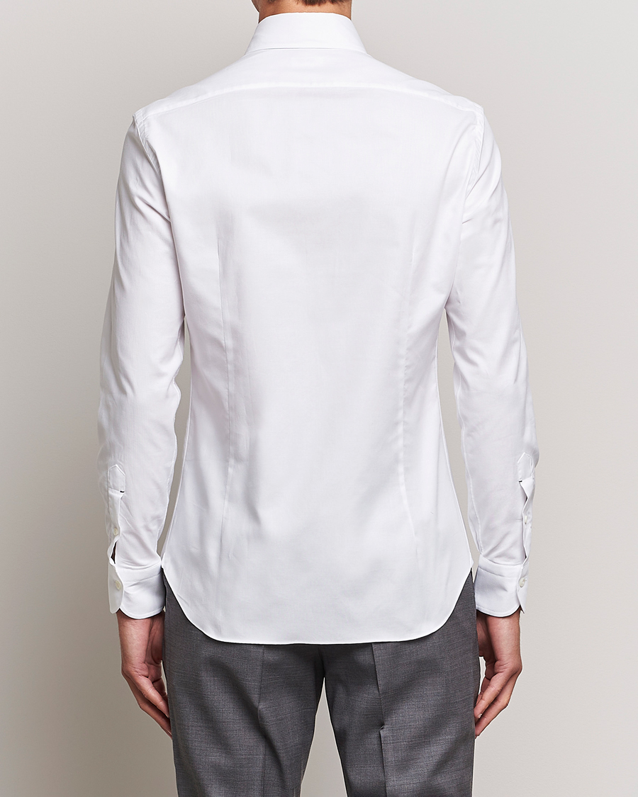 Mies | Kauluspaidat | Mazzarelli | Soft Oxford Button Down Shirt White