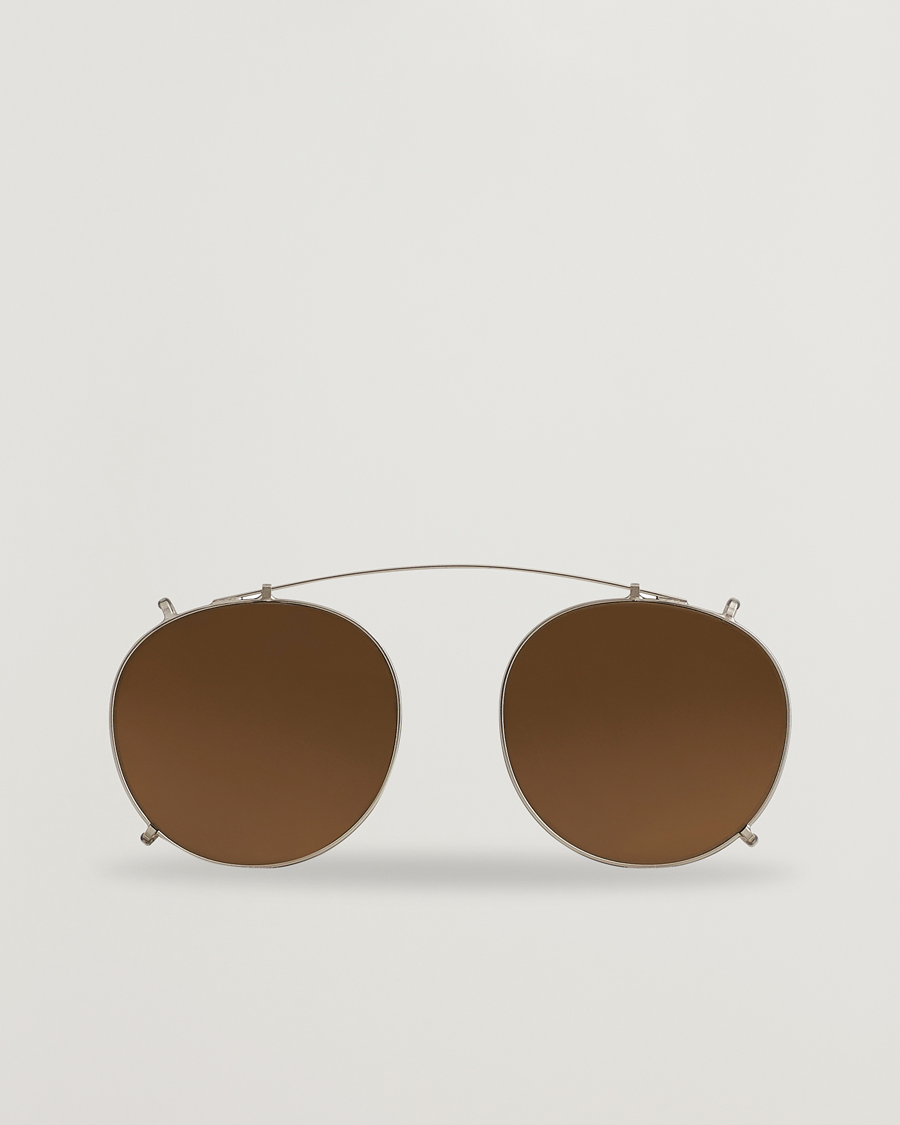 Mies | Aurinkolasit | TBD Eyewear | Clip-ons Silver/Tobacco