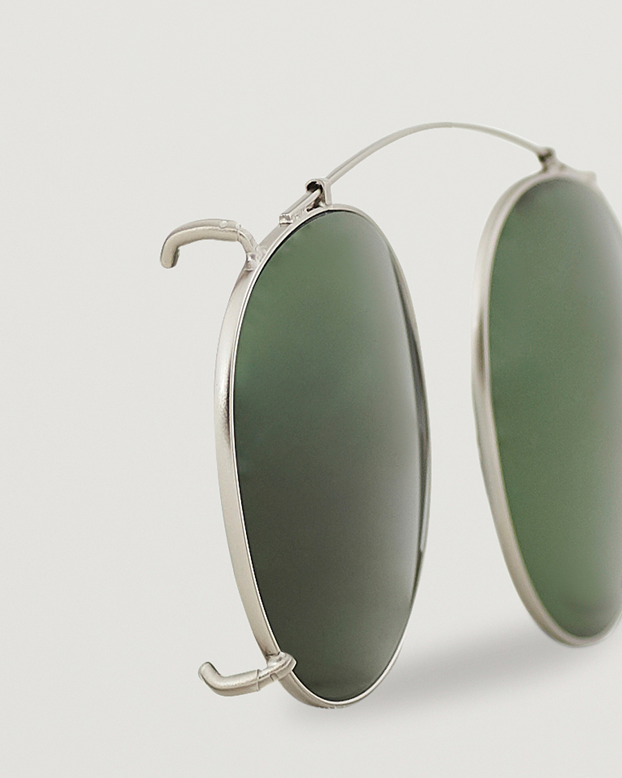 Mies | Aurinkolasit | TBD Eyewear | Clip-ons Silver/Bottle Green