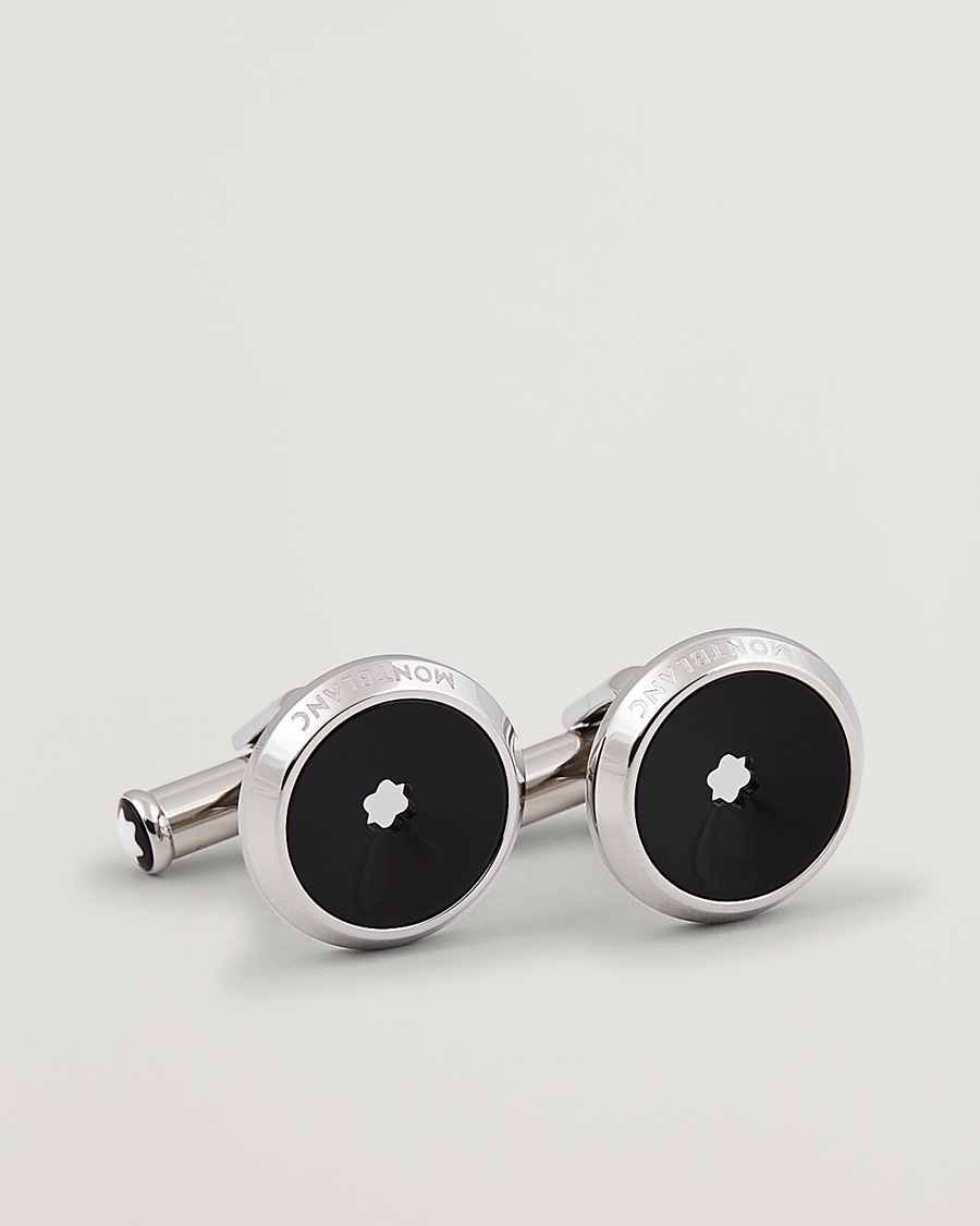 Mies | Kalvosinnapit | Montblanc | Star Cufflinks Black Resin