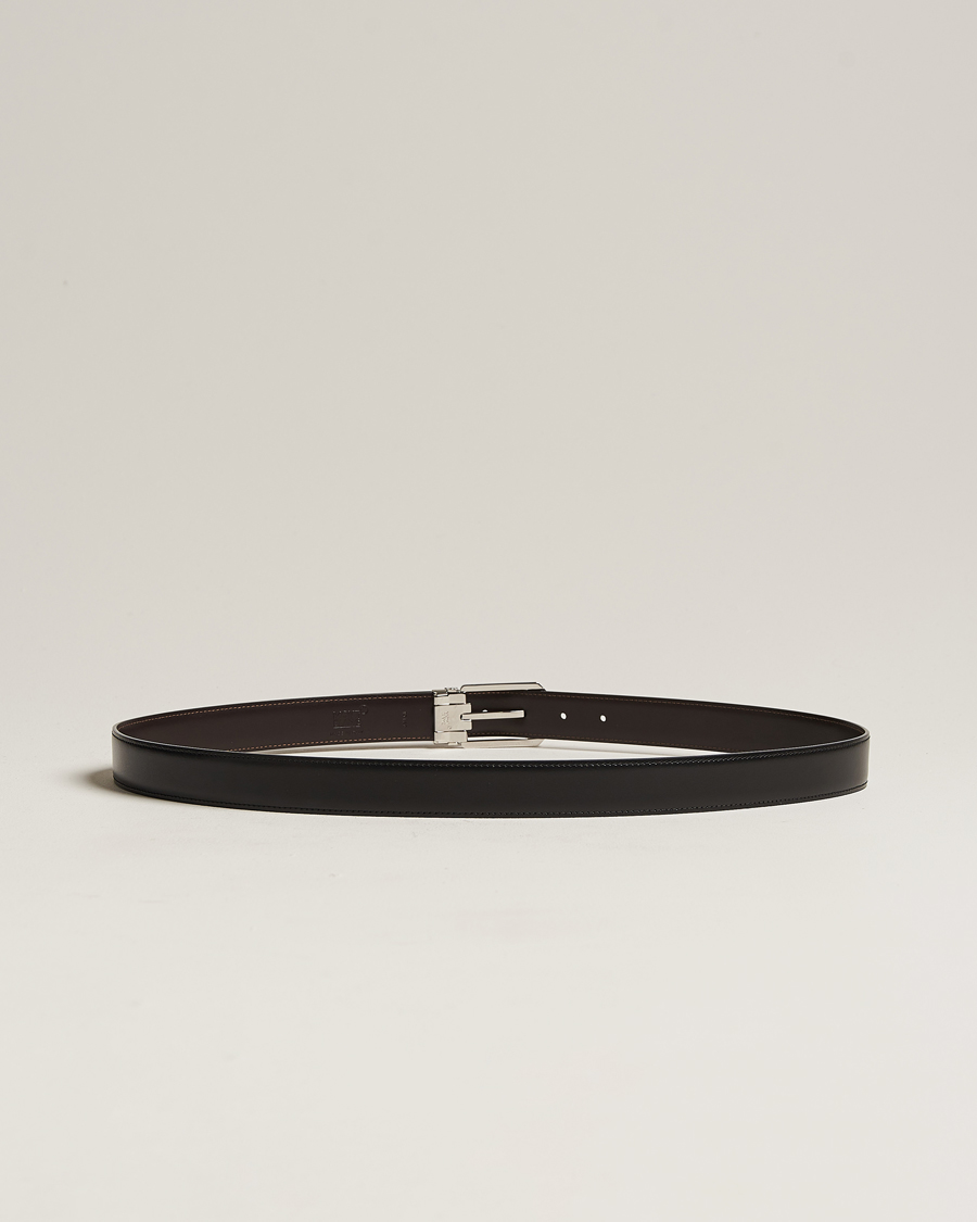 Mies | Montblanc | Montblanc | Reversible Rectangular Buckle 30mm Belt Black/Brown