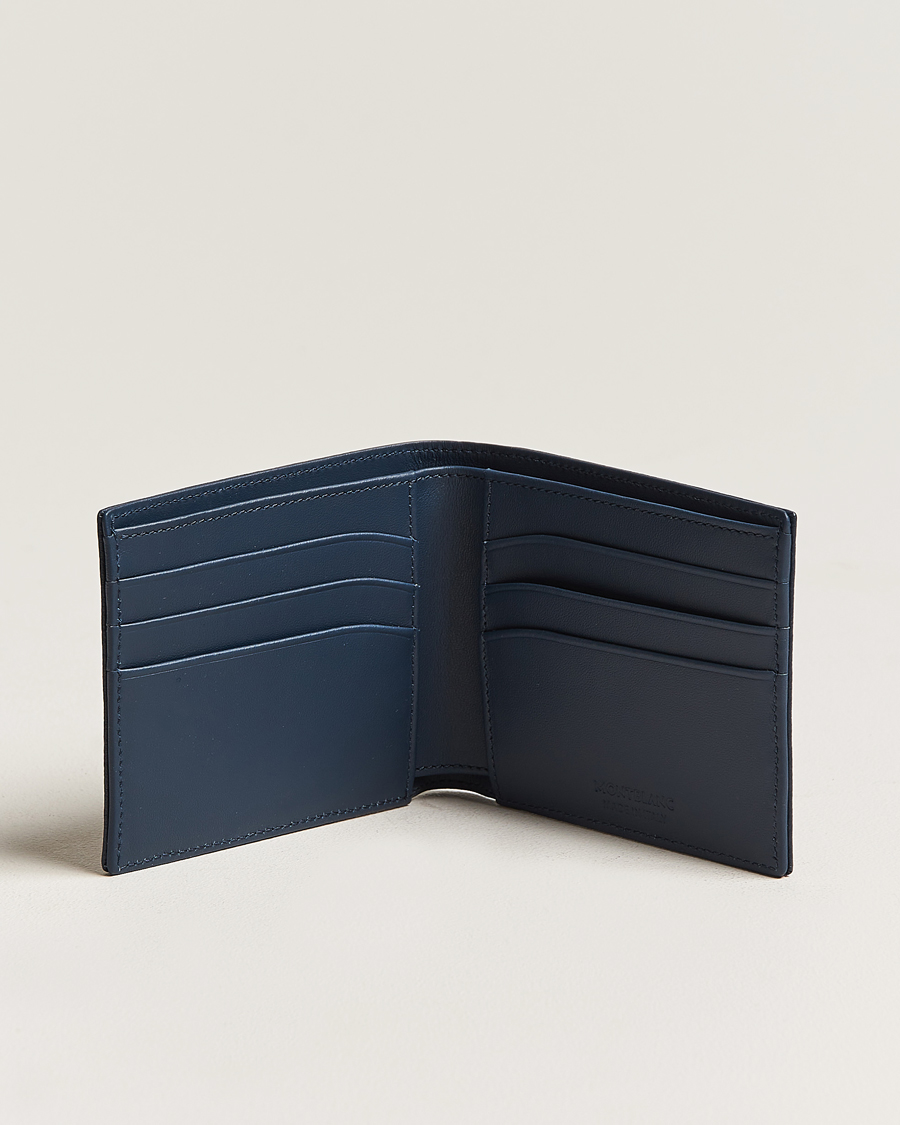 Mies | Montblanc Meisterstück Soft Grain Wallet 6cc Blue | Montblanc | Meisterstück Soft Grain Wallet 6cc Blue