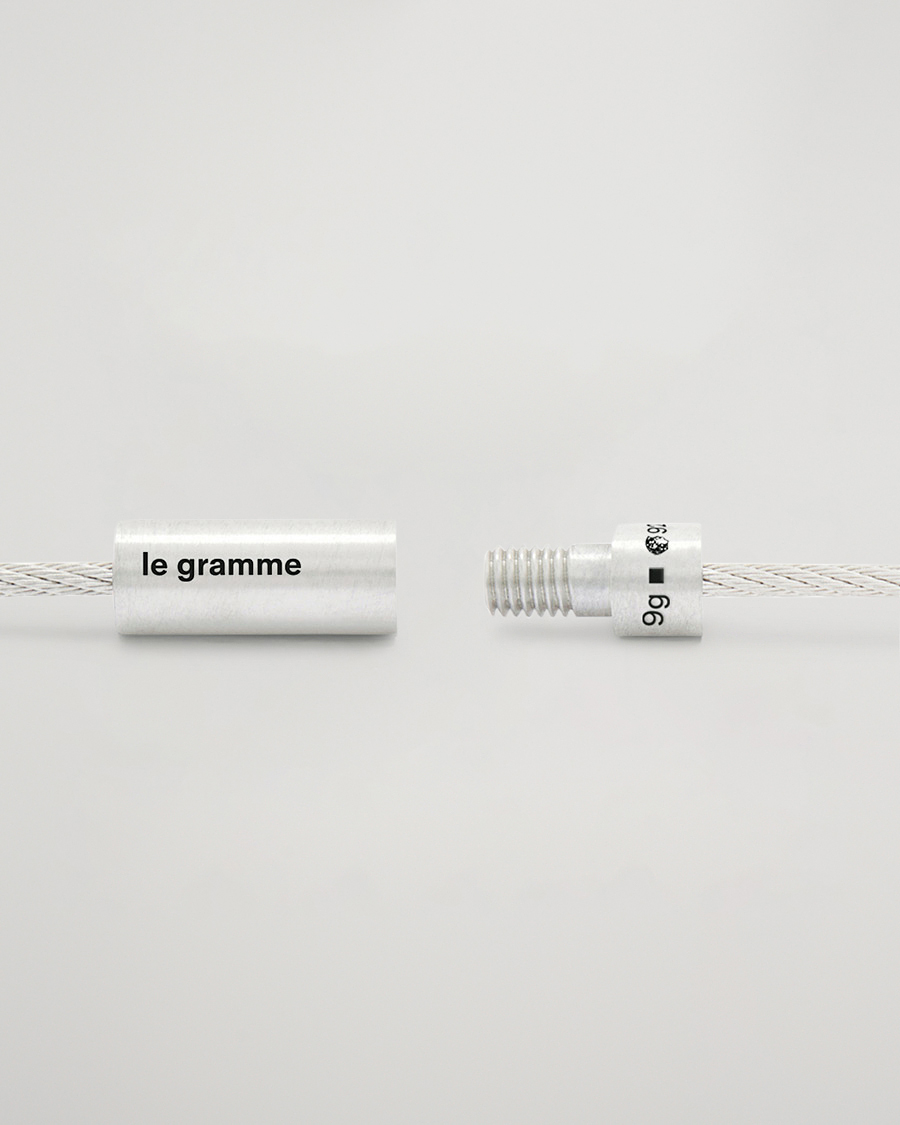 Mies | LE GRAMME Double Cable Bracelet Sterling Silver 9g | LE GRAMME | Double Cable Bracelet Sterling Silver 9g