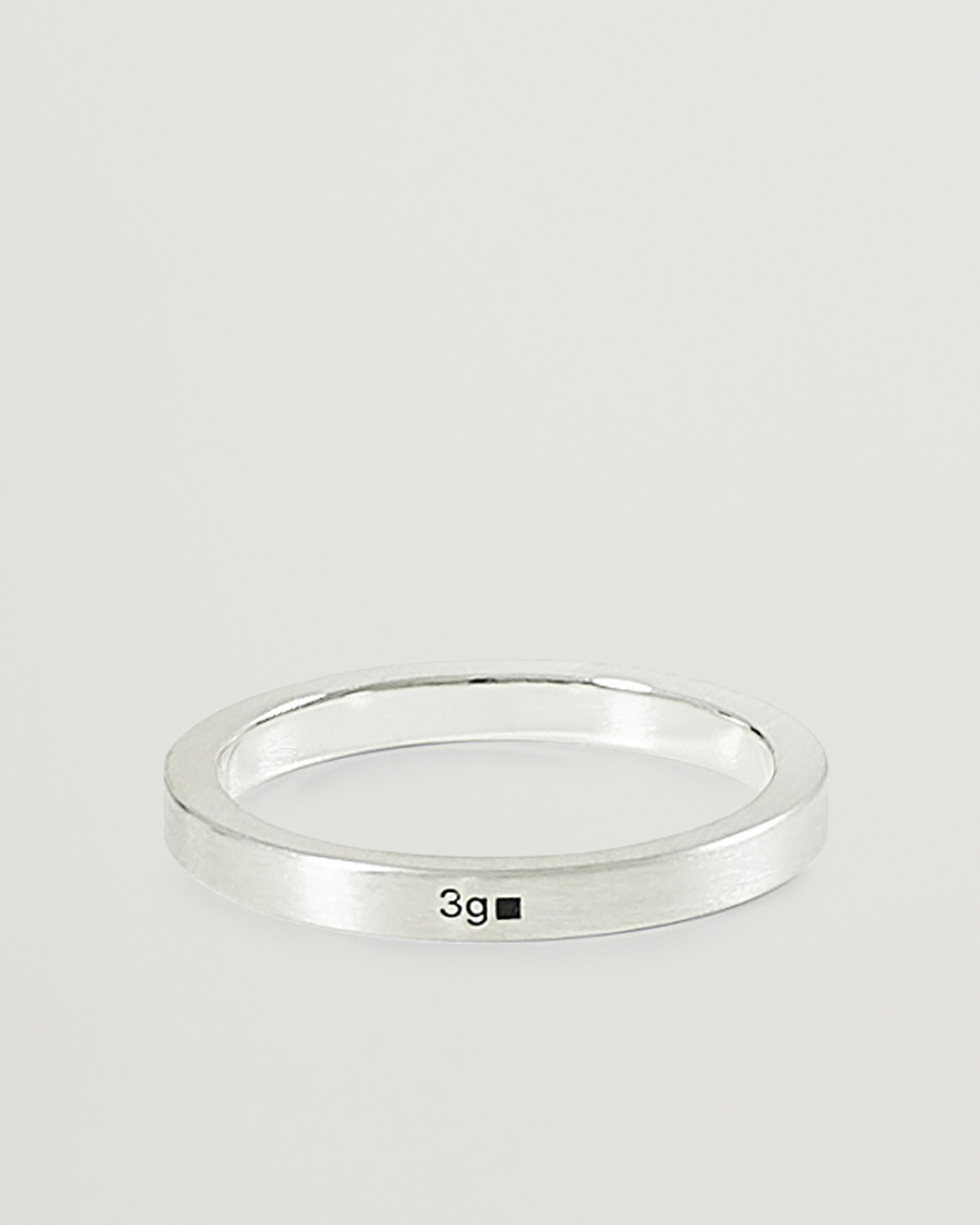 Miehet |  | LE GRAMME | Ribbon Brushed Ring Sterling Silver 3g