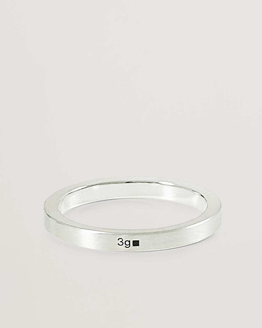 Mies | Korut | LE GRAMME | Ribbon Brushed Ring Sterling Silver 3g
