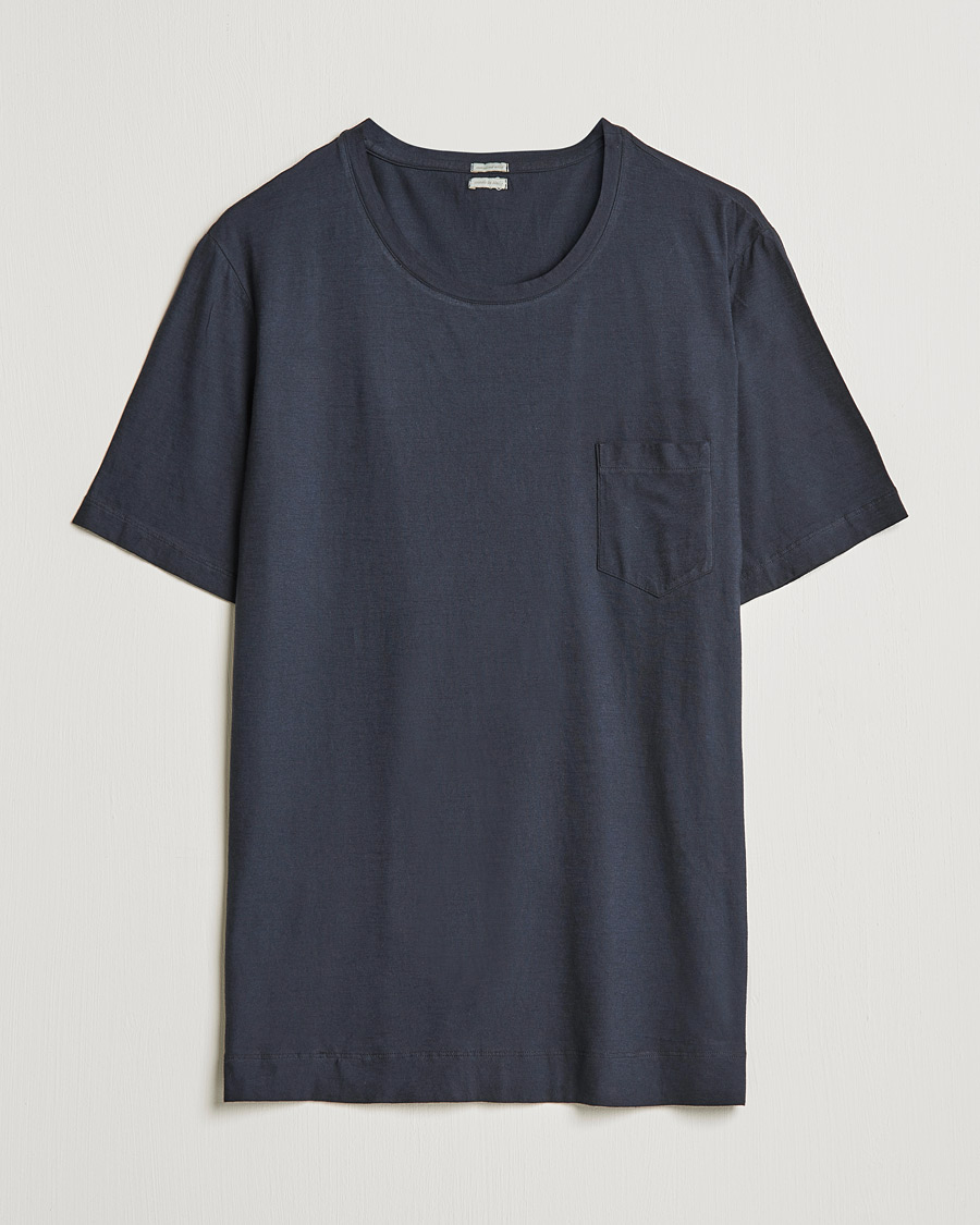 Mies | T-paidat | Massimo Alba | Panarea Watercolor T-Shirt Washed Black