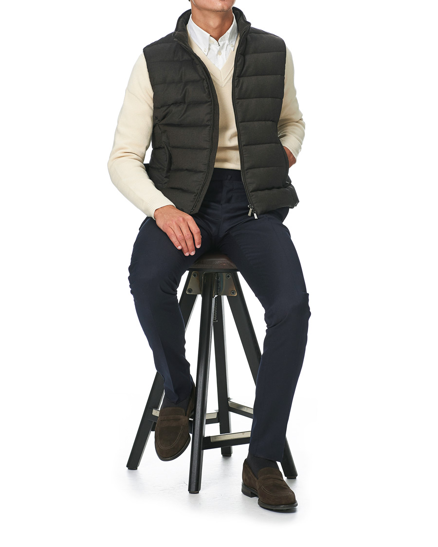 Mies | Tyylikkäänä uudenvuoden juhliin | PT01 | Gentleman Fit Pleated Flannel Trousers Navy
