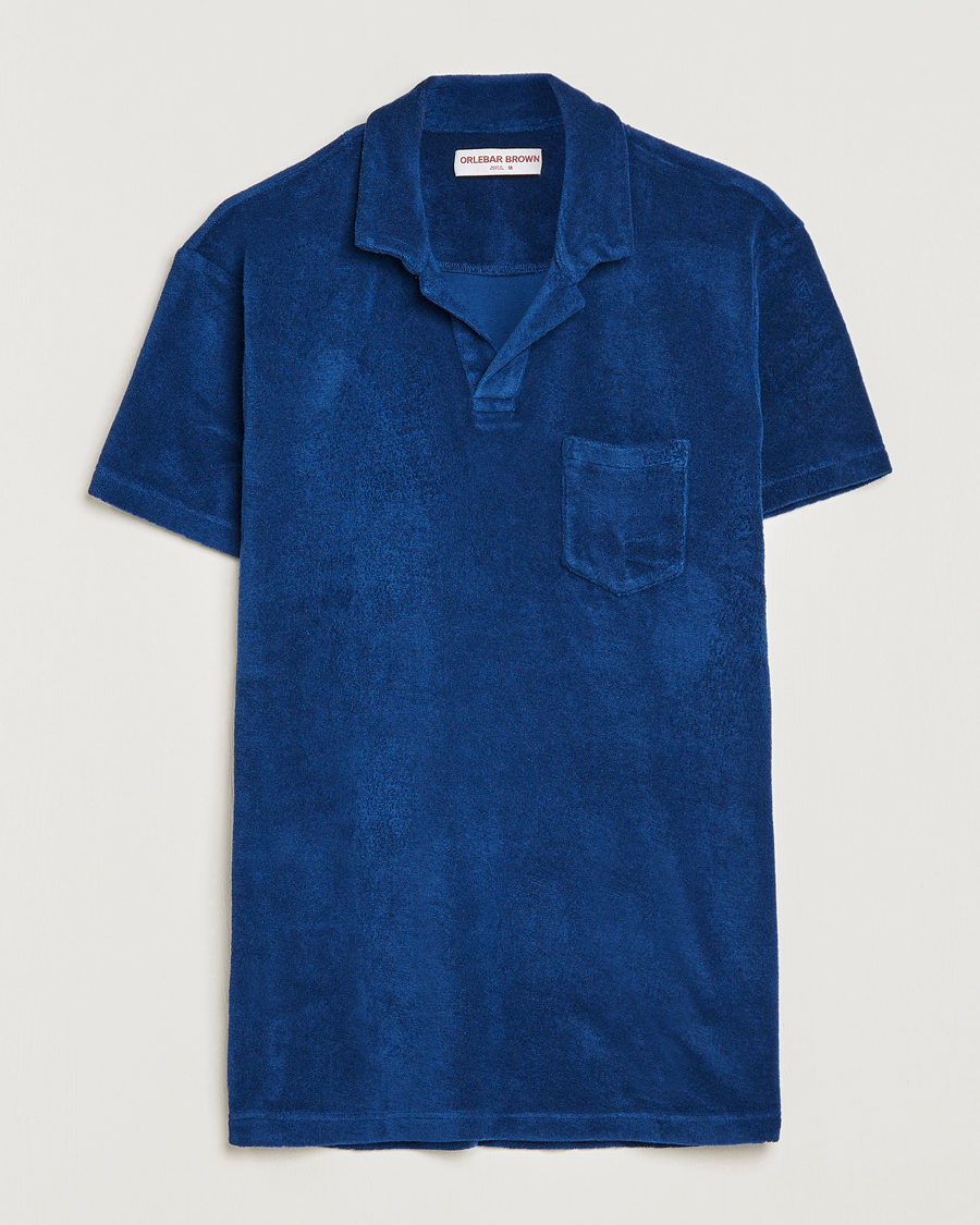 Mies | Pikeet | Orlebar Brown | Terry Polo Blue Wash