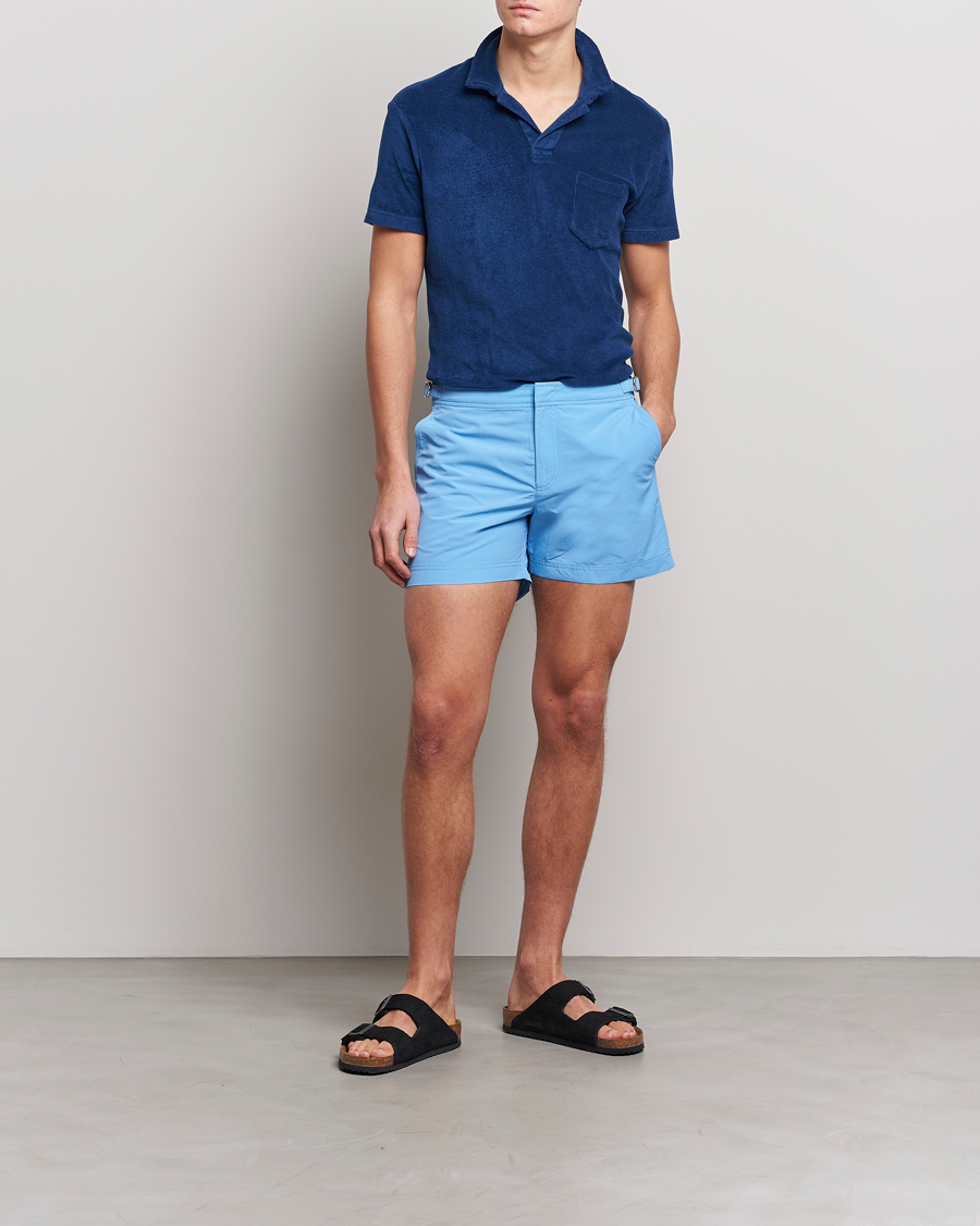 Mies | Pikeet | Orlebar Brown | Terry Polo Blue Wash