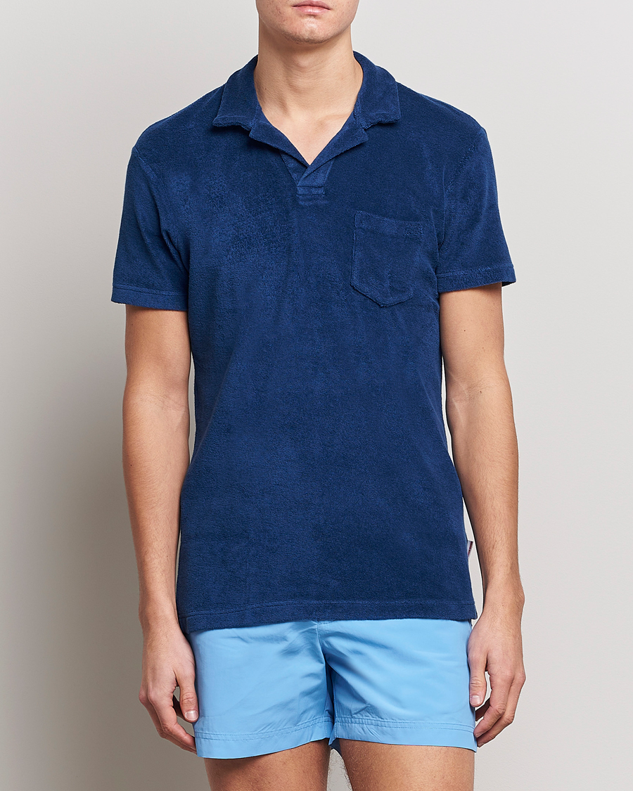 Mies | Pikeet | Orlebar Brown | Terry Polo Blue Wash