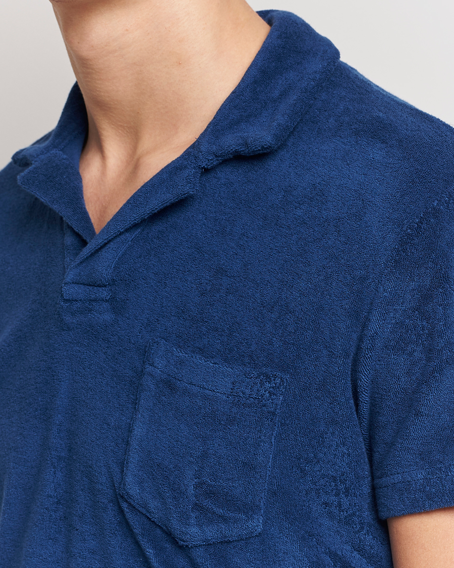 Mies | Pikeet | Orlebar Brown | Terry Polo Blue Wash