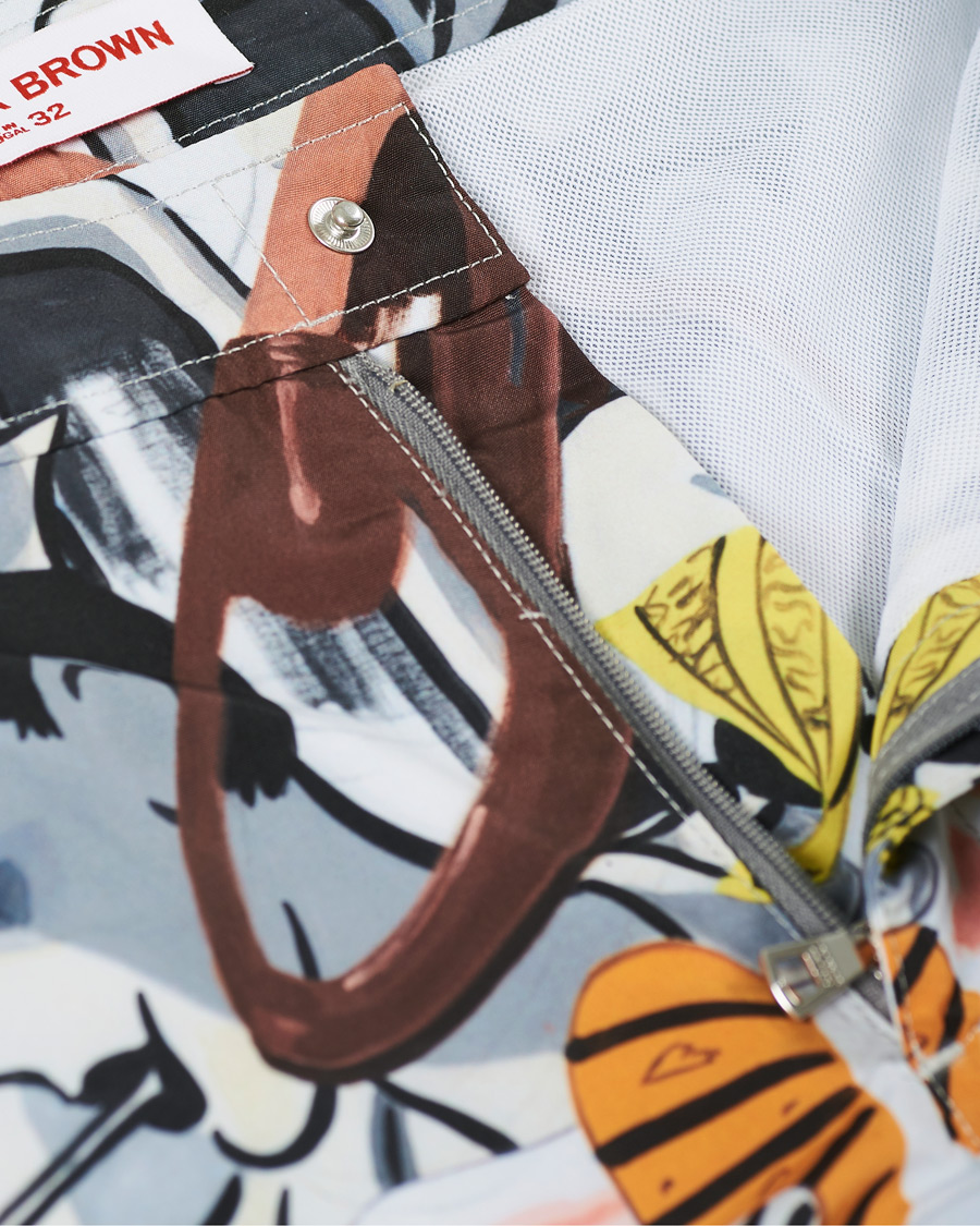 Mies | Uimahousut | Orlebar Brown | Bulldog x David Salle Diving Swim Shorts Multi