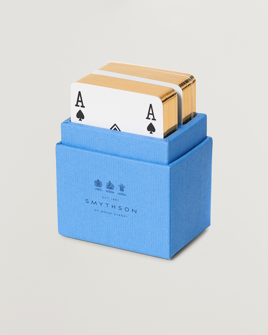 Mies | Kotiin | Smythson | SmythsonPlaying CardNile Blue