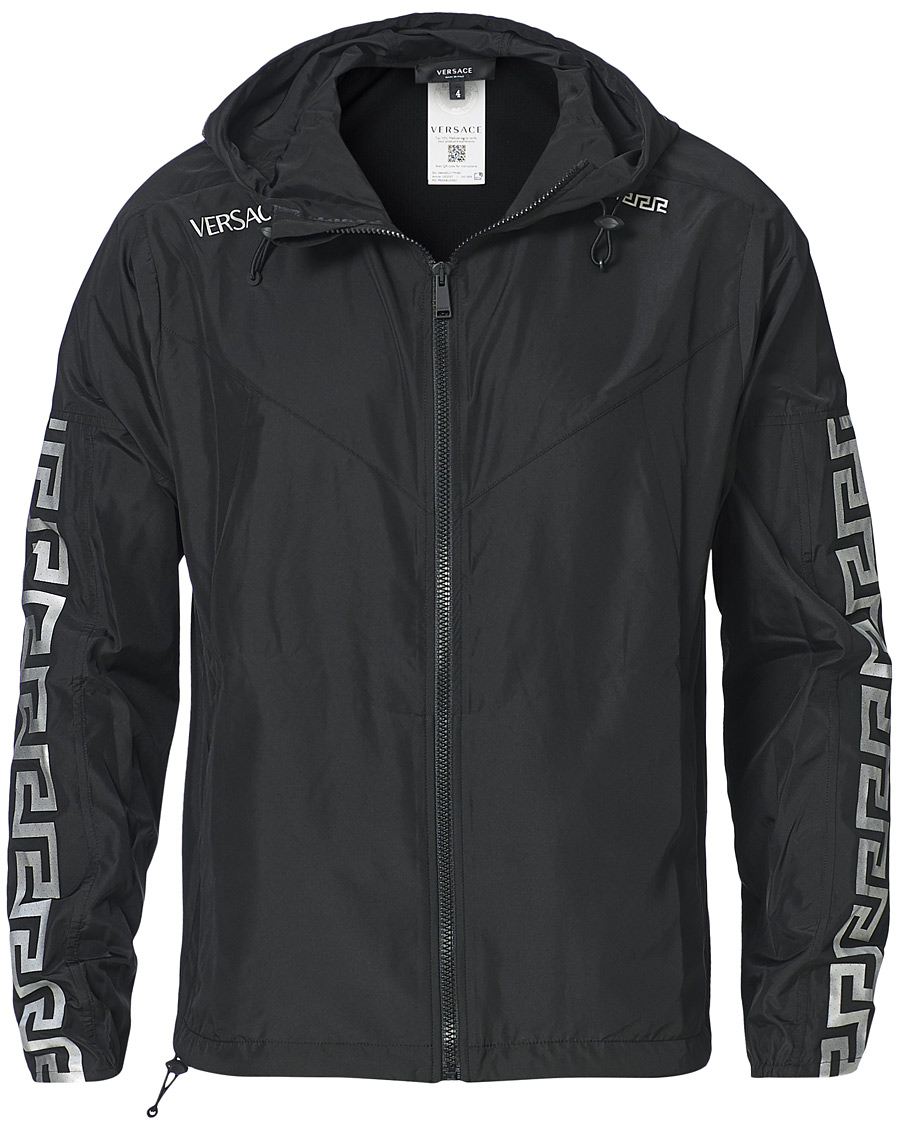 Mies | Takit | Versace | Monogram Hooded Jacket Black