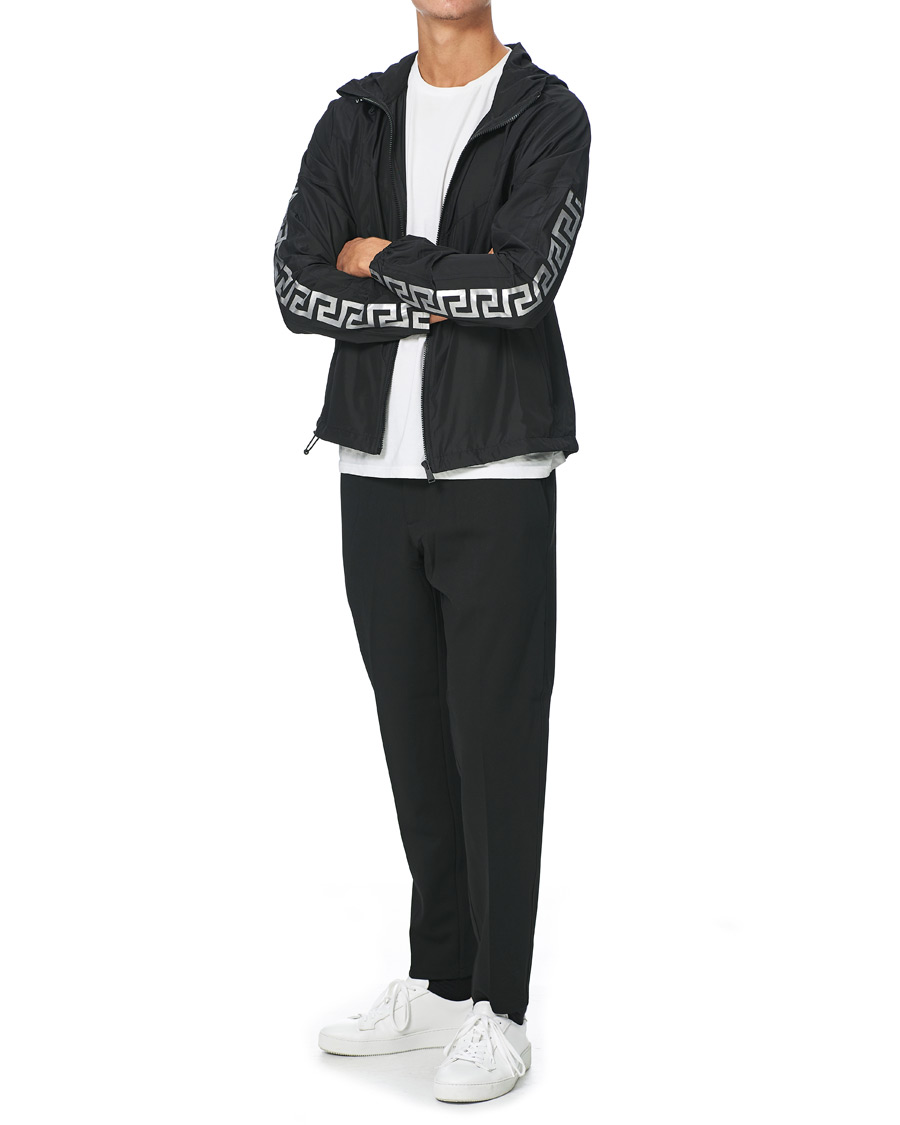 Mies | Takit | Versace | Monogram Hooded Jacket Black