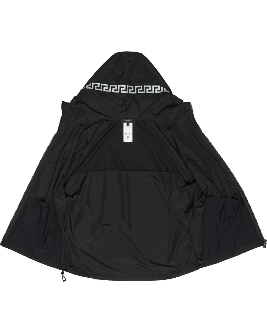 Mies | Takit | Versace | Monogram Hooded Jacket Black