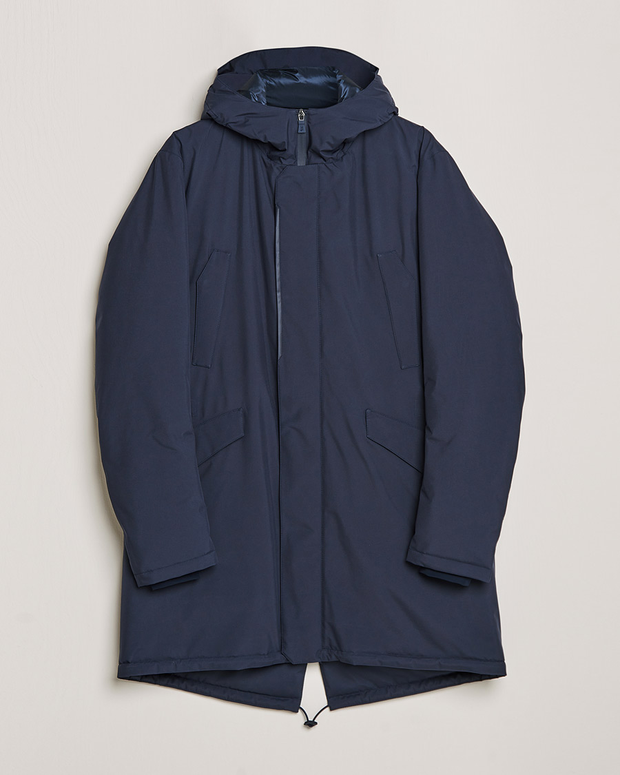 Mies | Takit | Herno | Laminar Goretex Car Coat Navy