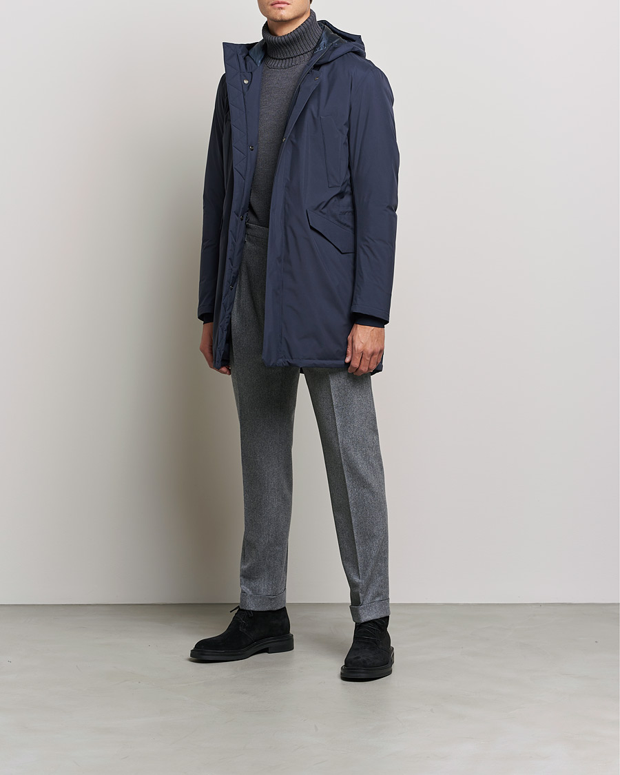 Mies | Takit | Herno | Laminar Goretex Car Coat Navy