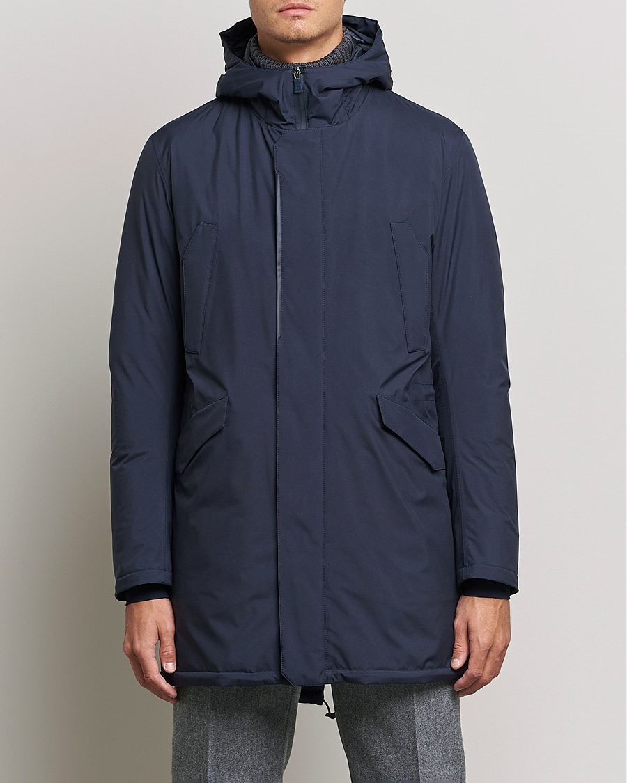 Mies | Takit | Herno | Laminar Goretex Car Coat Navy