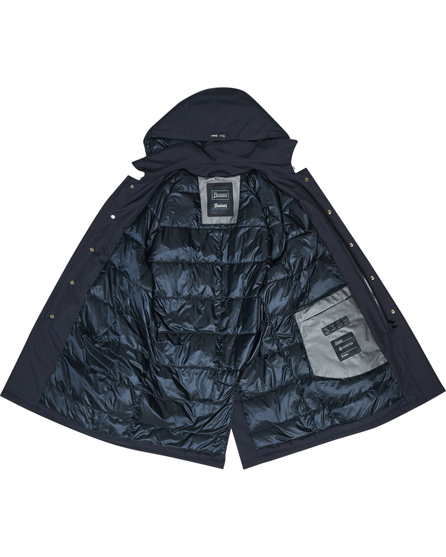 Mies | Takit | Herno | Laminar Goretex Car Coat Navy