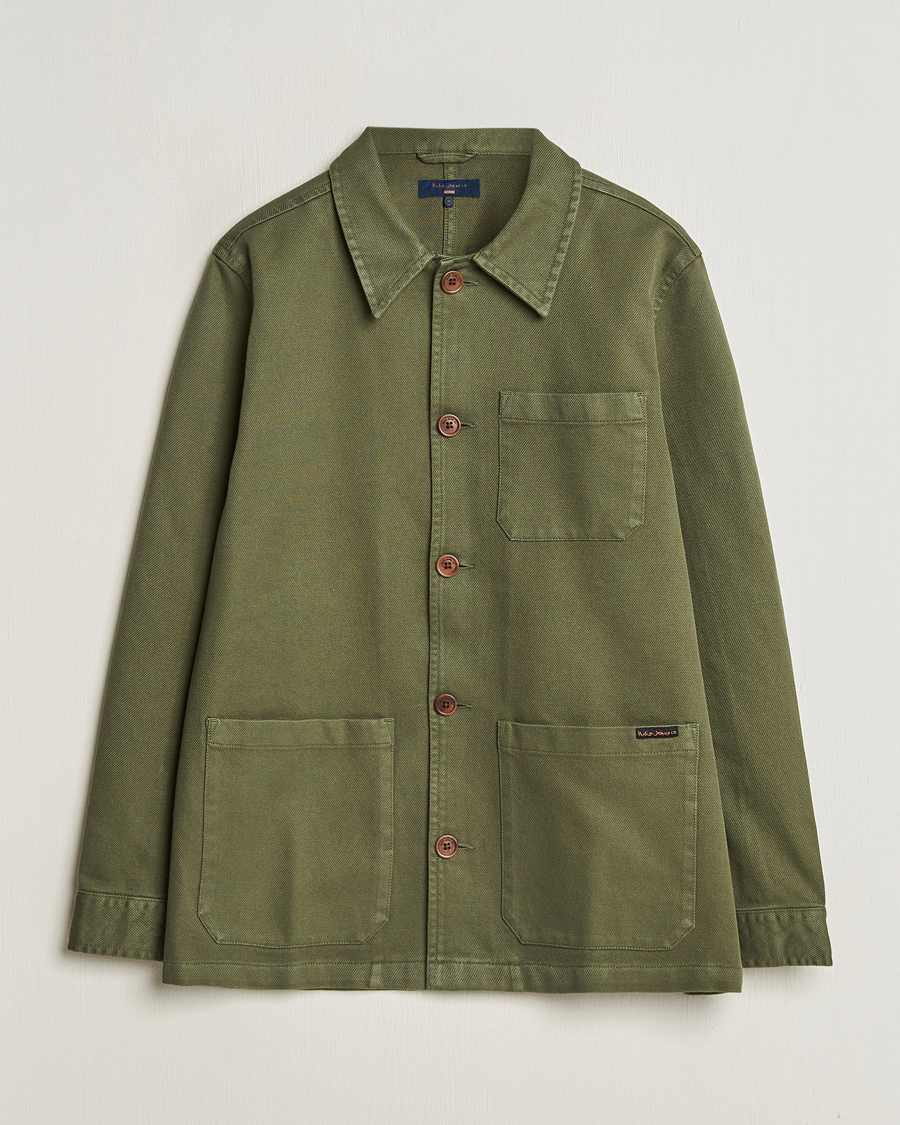 Mies | Kauluspaidat | Nudie Jeans | Barney Worker Overshirt Olive