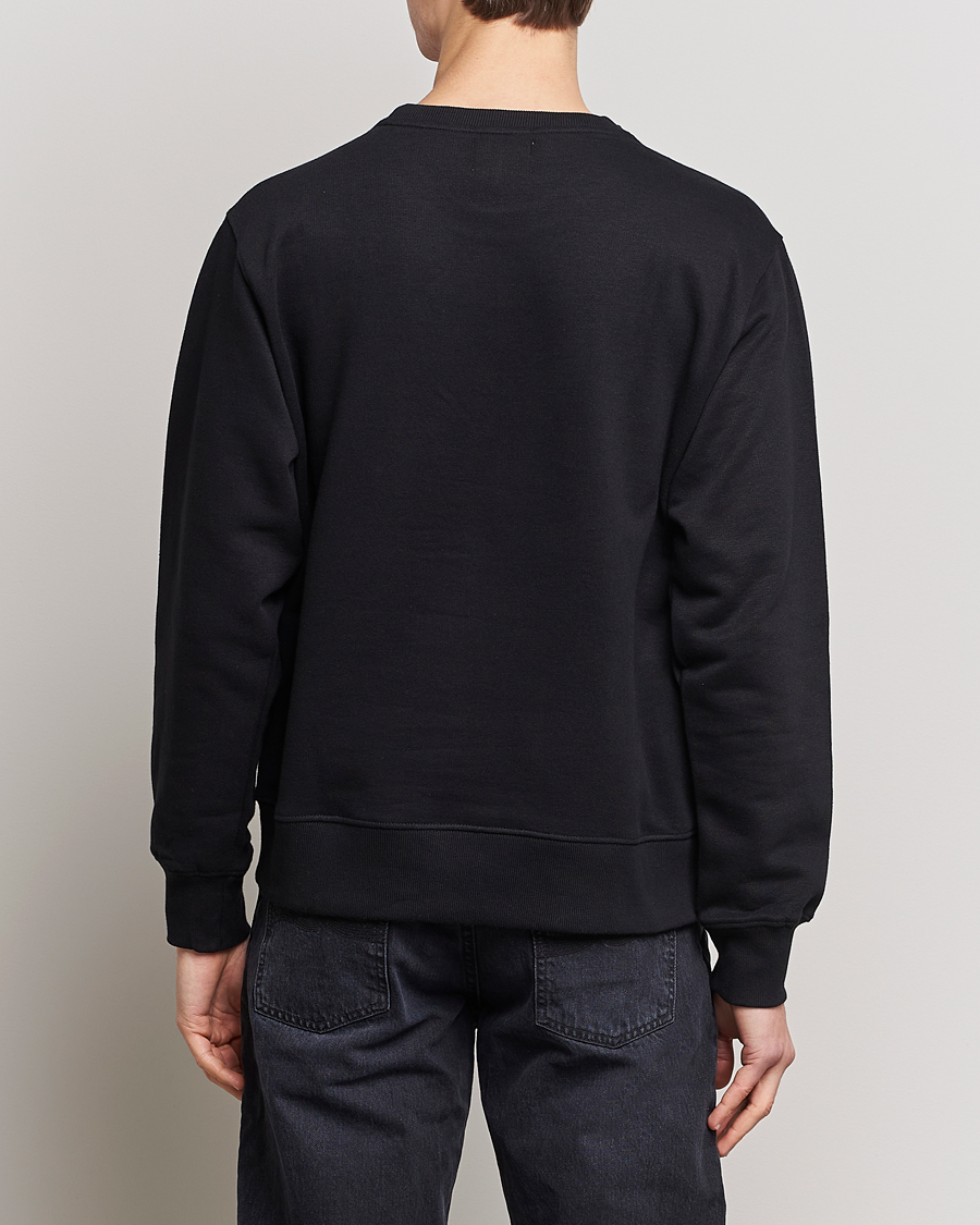 Mies | Puserot | Nudie Jeans | Frasse Logo Sweatshirt Black