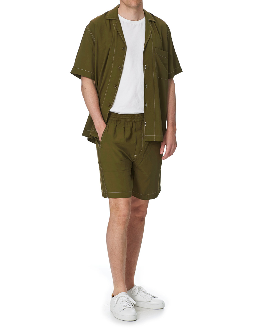 Mies | Kauluspaidat | CDLP | Pool Shirt Olive