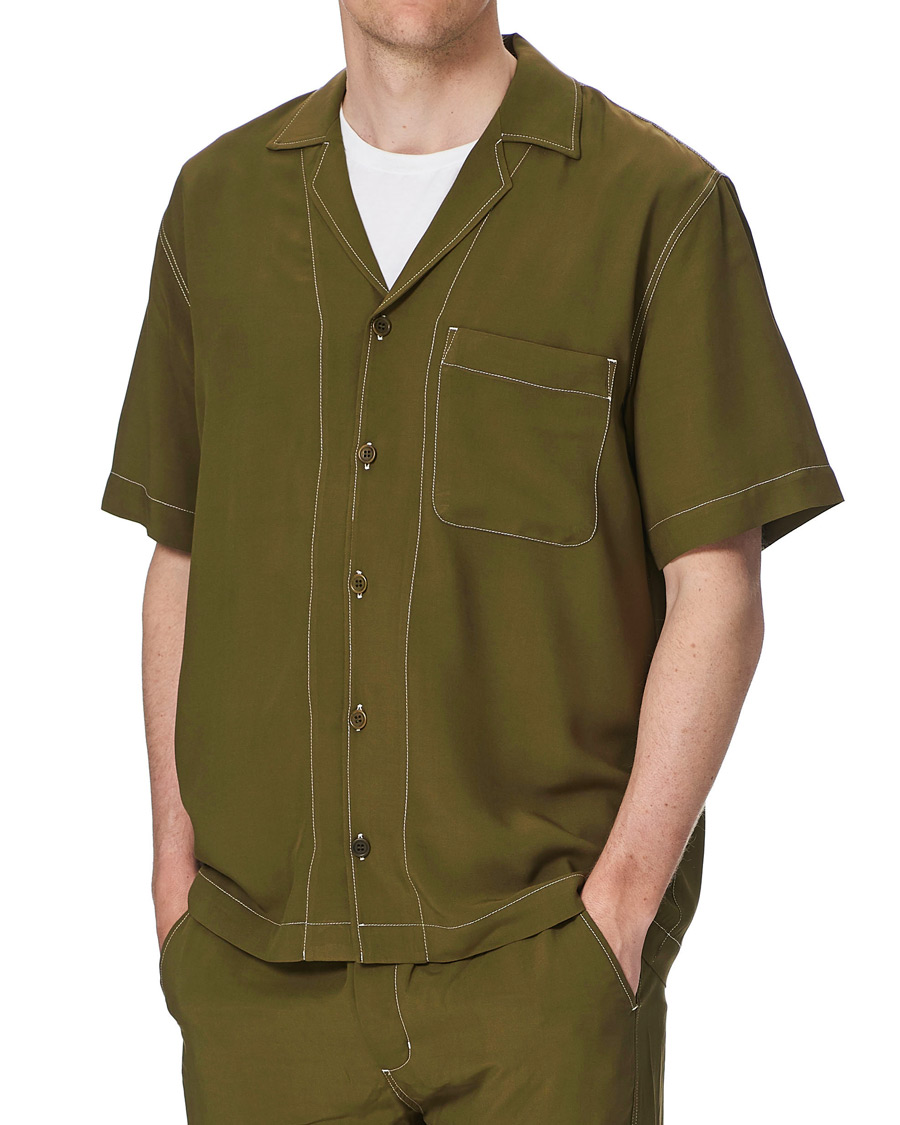 Mies | Kauluspaidat | CDLP | Pool Shirt Olive
