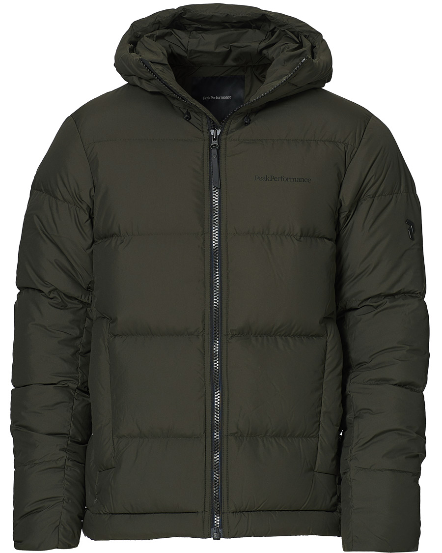Mies | Takit | Peak Performance | Rivel Down Hooded Jacket Olive Extreme