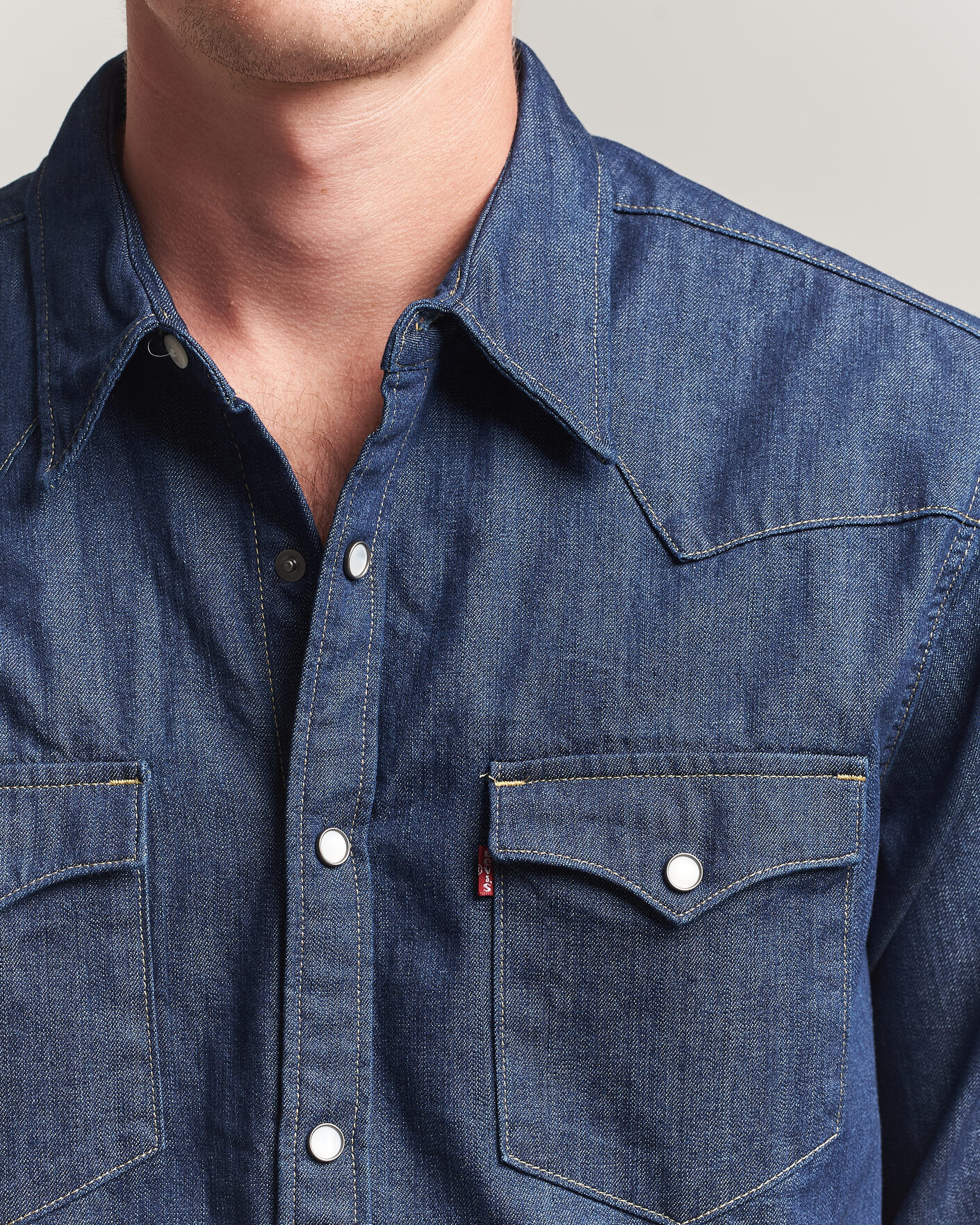 Mies | Kauluspaidat | Levi's | Barstow Western Standard Shirt Rinse Marbled
