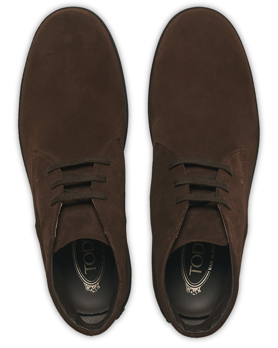 Mies | Tod's Winter Gommini Boots Dark Brown Suede | Tod's | Winter Gommini Boots Dark Brown Suede
