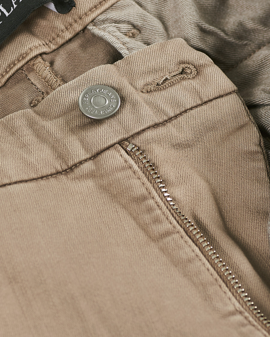Mies | Housut | Replay | Benni Hyperflex X-Lite Chinos Walnut