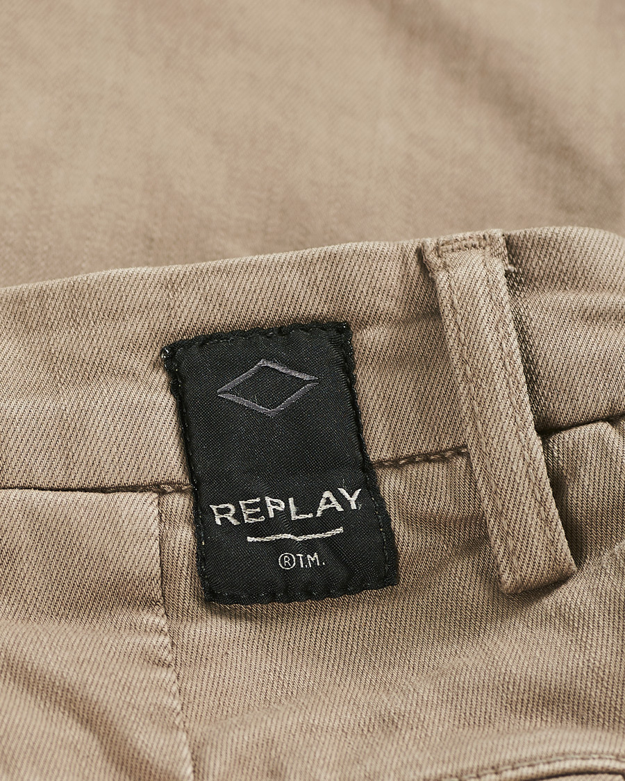 Mies | Housut | Replay | Benni Hyperflex X-Lite Chinos Walnut