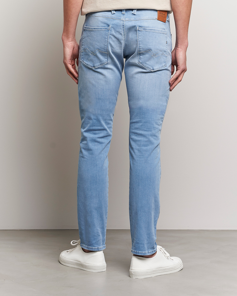 Mies | Farkut | Replay | Anbass Hyperflex X-Lite Jeans Light Blue