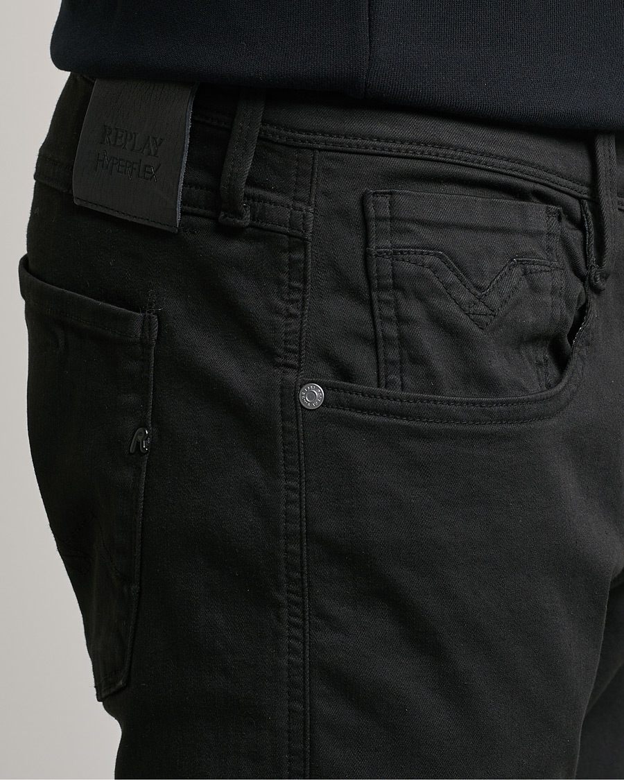 Mies | Housut | Replay | Anbass Hyperflex X.Lite 5-Pocket Pants Black