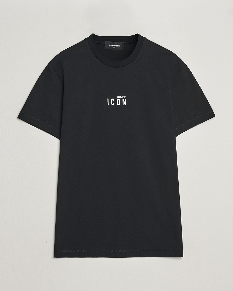 Mies | T-paidat | Dsquared2 | Icon Small Logo Crew Neck T-Shirt Black