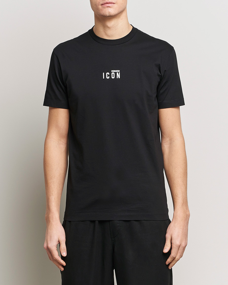 Mies | Dsquared2 | Dsquared2 | Icon Small Logo Crew Neck T-Shirt Black