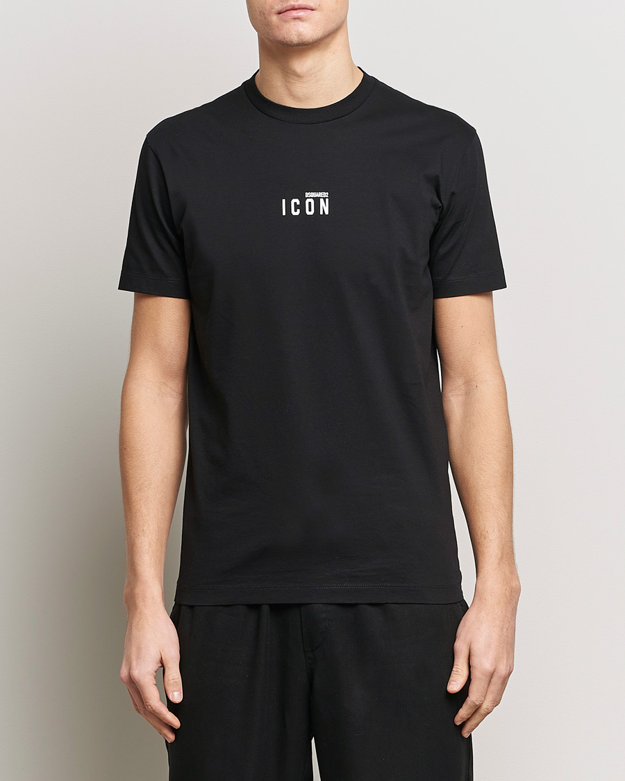Mies | T-paidat | Dsquared2 | Icon Small Logo Crew Neck T-Shirt Black