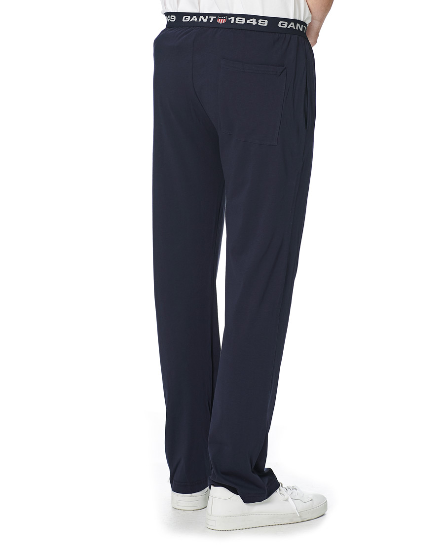 Mies | Housut | GANT | Retro Shield Jersey Pants Evening Blue